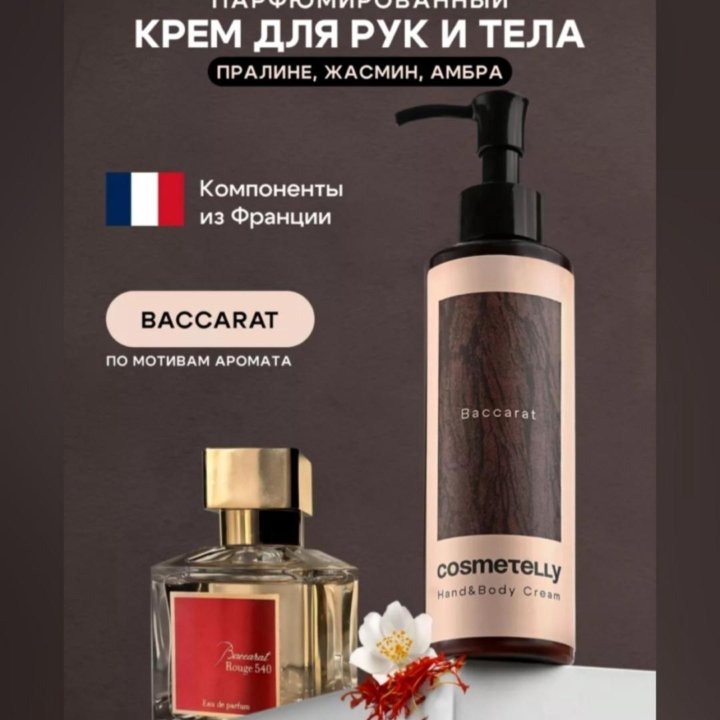 Парфюмированный крем для рук и тела Baccarat Rouge