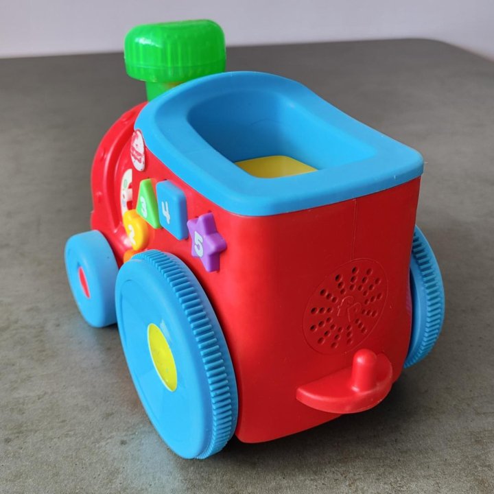 Паровозик Учёного Щенка от Fisher Price