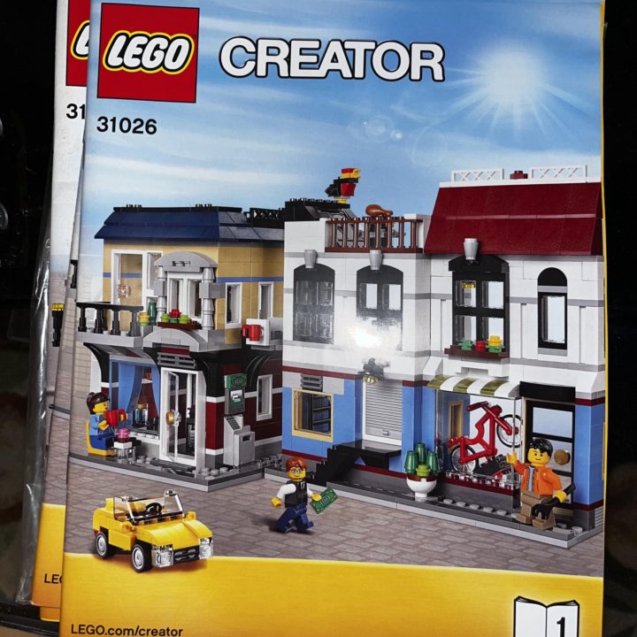 Lego creator 31026 Веломагазин и кафе