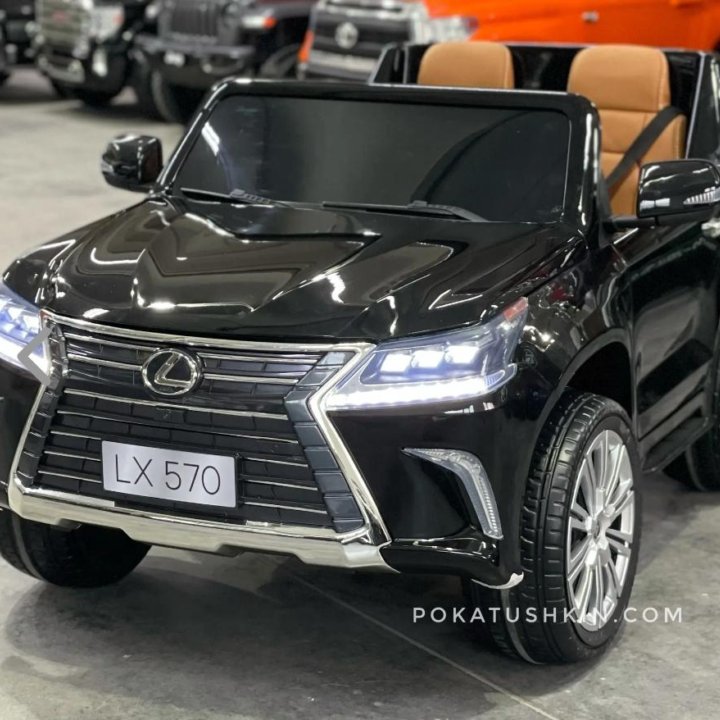 Детский электромобиль Lexus LX 570  - реалистичная