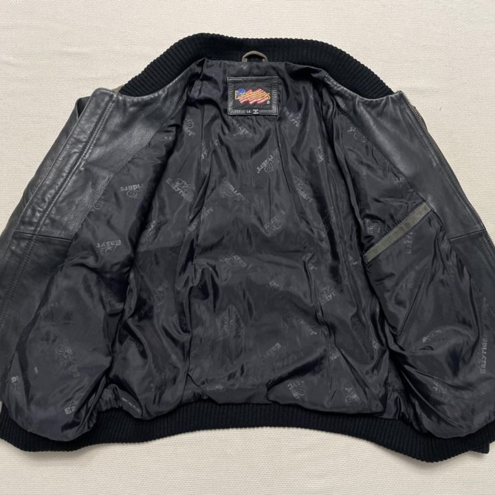 Easyriders Leather Bomber Jacket