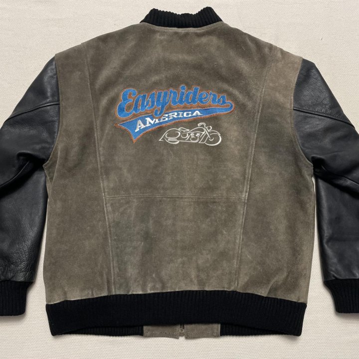 Easyriders Leather Bomber Jacket