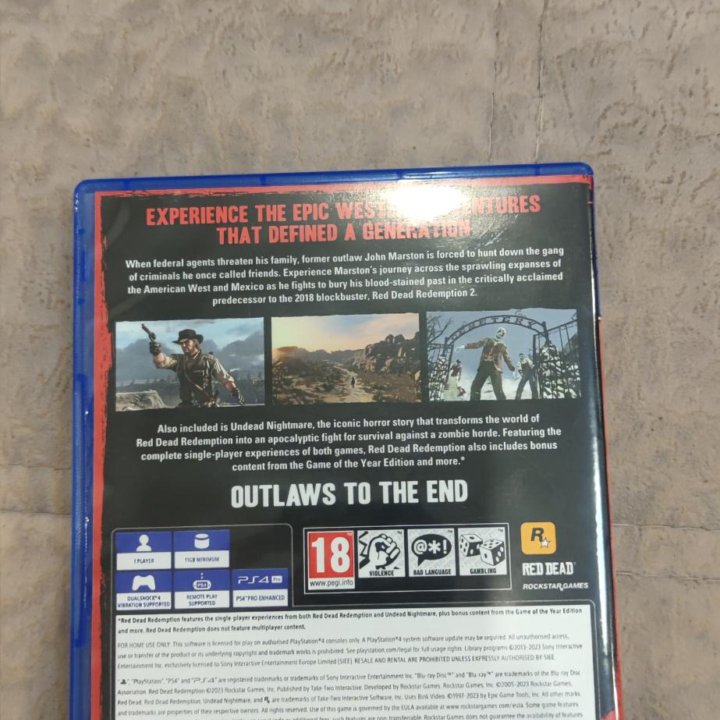 Red dead redemption 1 ps4