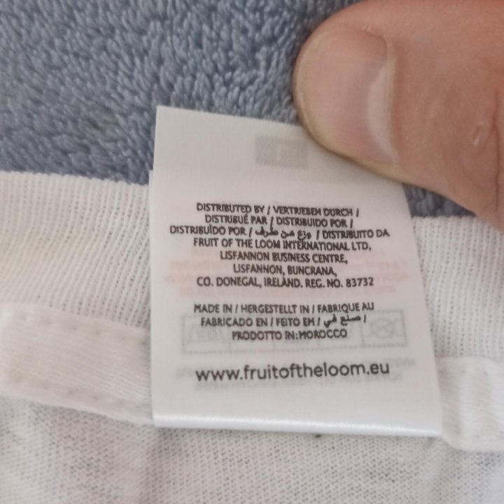 Футболка Fruit of the Loom унисекс размер L