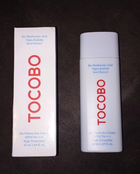 Солнцезащитный крем Tocobo Bio Watery Sun SPF50+