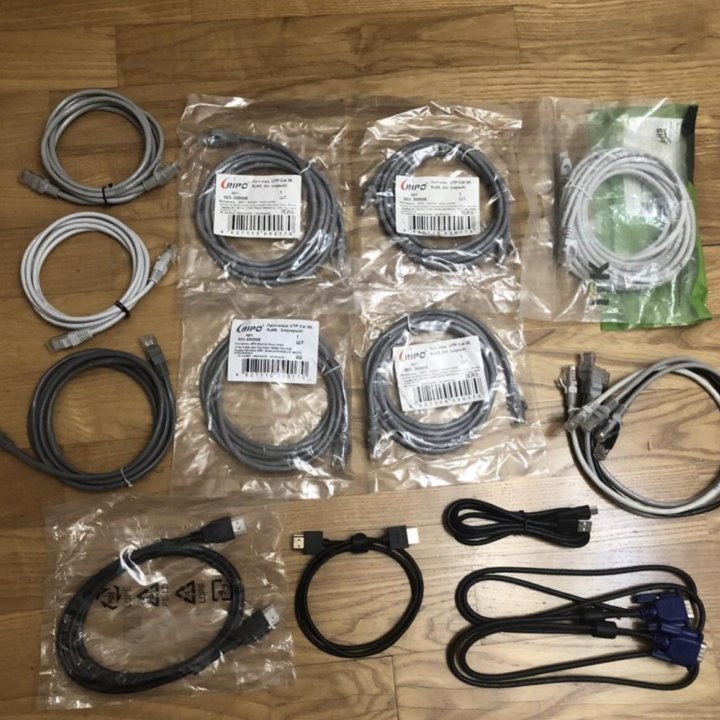 Кабели (hdmi, vga, rj45, type-c)