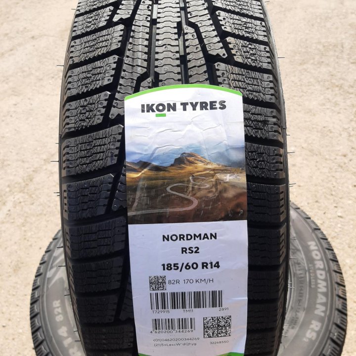 185/60 R14 82R Nokian Tyres Nordman RS2