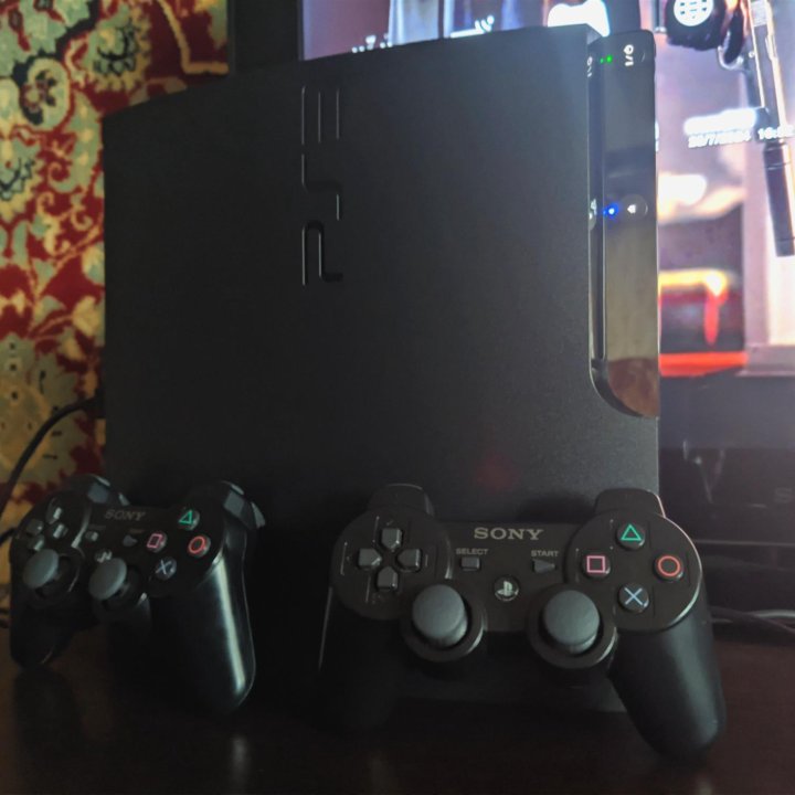 Sony PlayStation 3, ps3, 320gb, 2джоя 35 игр !