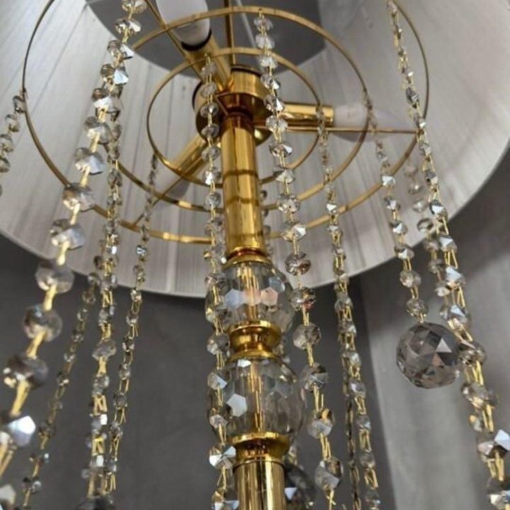 Торшер хрусталь