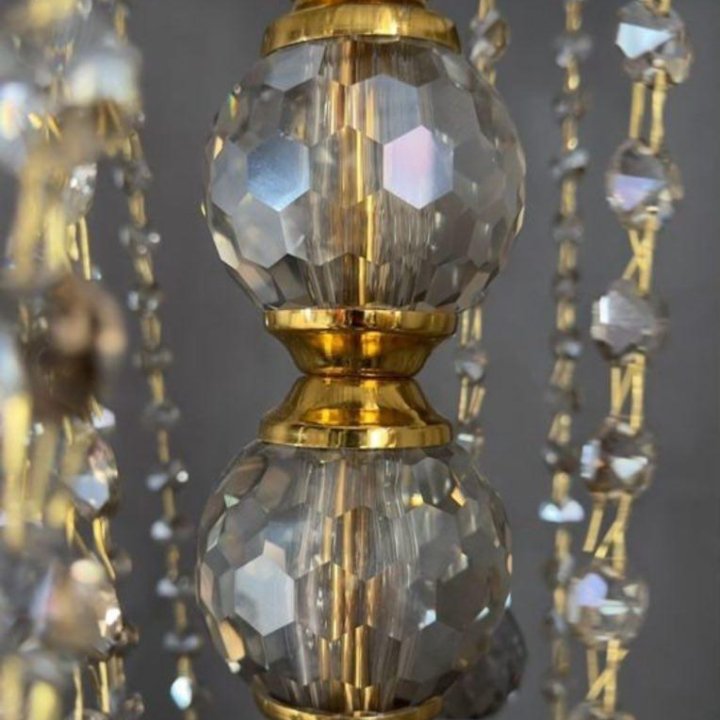 Торшер хрусталь