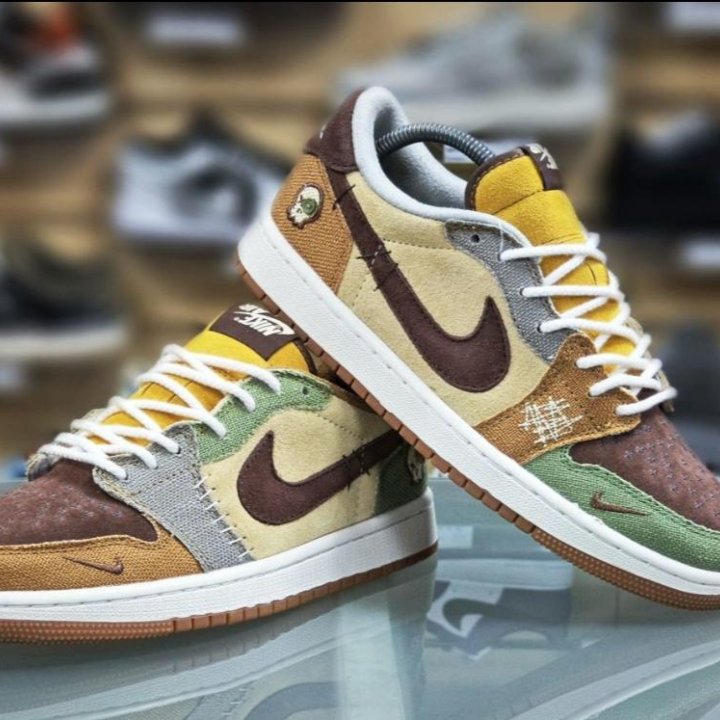 Кроссовки Nike Air Jordan 1 Low Voodoo Zion