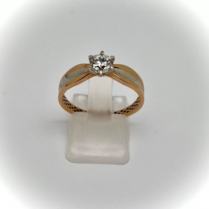  Кольцо золотое