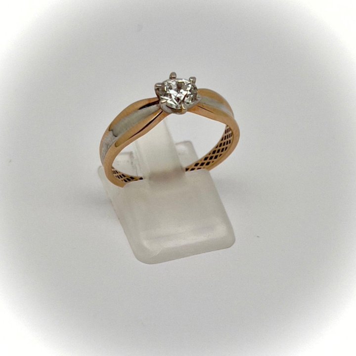  Кольцо золотое