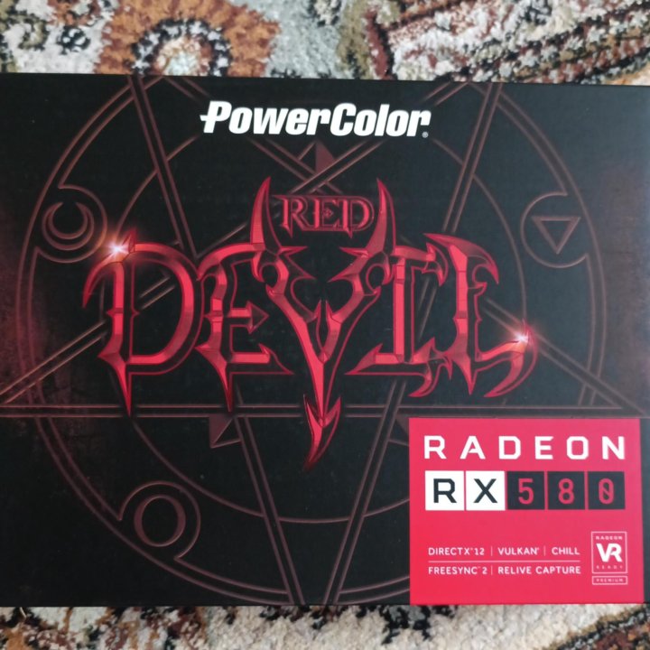 AMD Radeon RX580 power color red dragon 8Gb