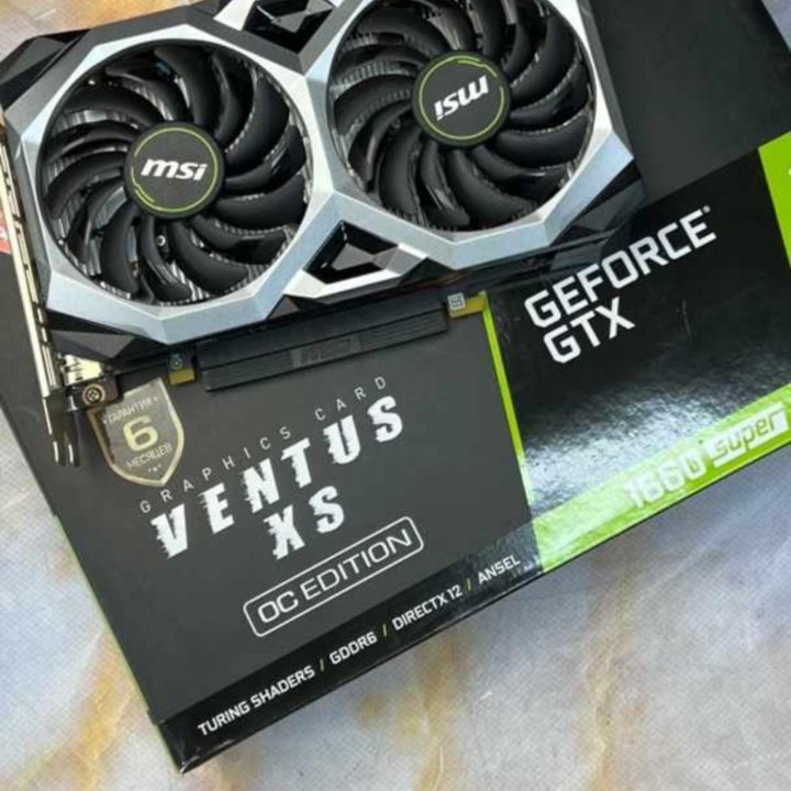 Б/У Видеокарта MSI gtx 1660s ventus XS 6gb