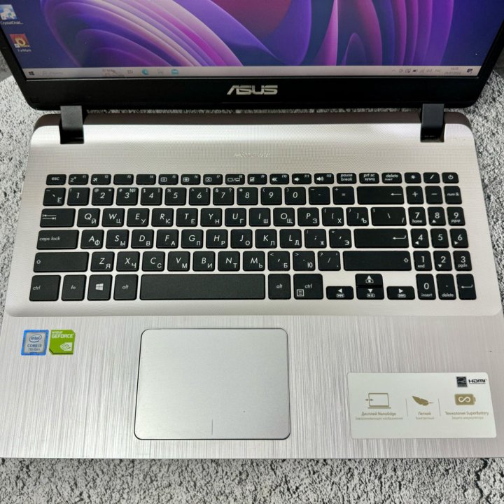 Ноутбук asus на Core i3-7020U/ MX130/Full hd