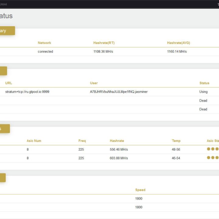 Jasminer x4 Q 1040 MH