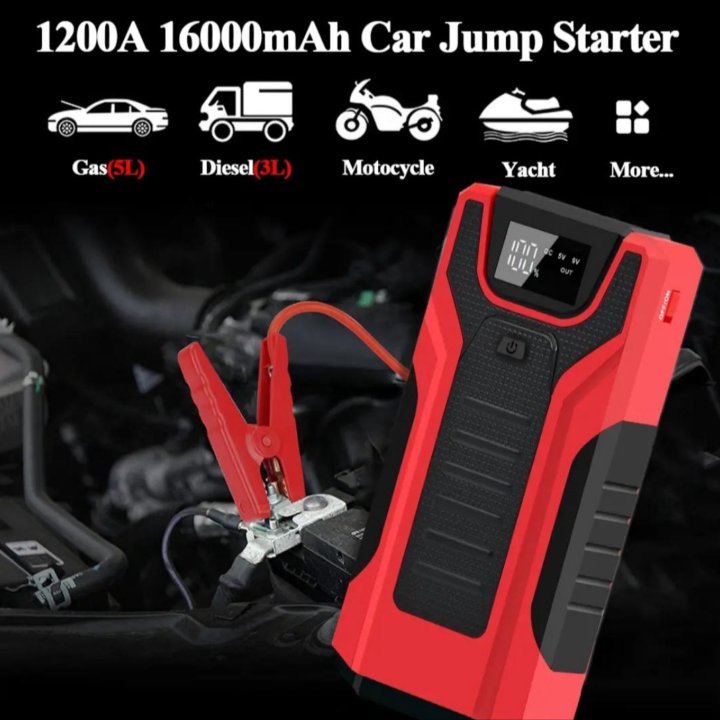 Пусковое устройство Jump Starter 1200A