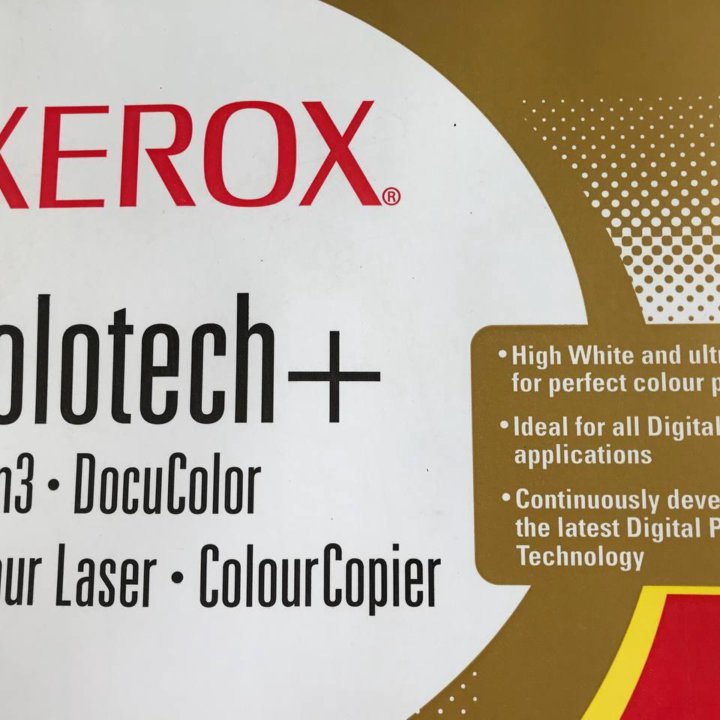 Бумага для цветной лазерной печати Xerox Colotech+