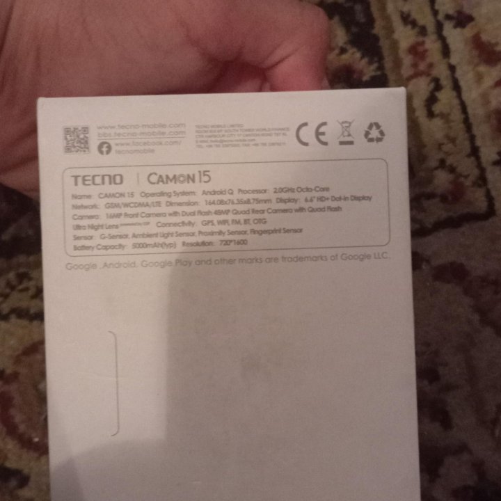 TECNO Camon 15