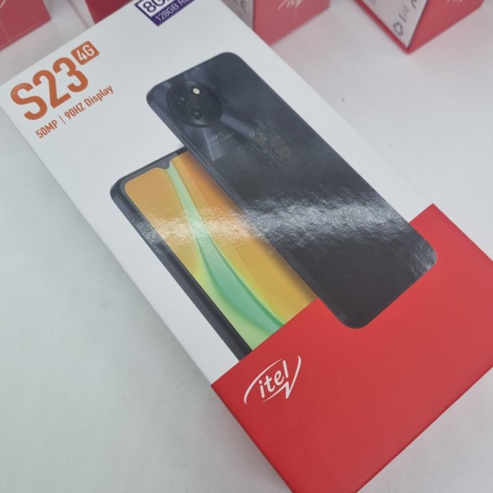 Новый Itel S23 8GB (4GB +4GB) / 128GB Black