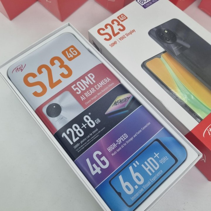 Новый Itel S23 8GB (4GB + 4GB) / 128GB Gray