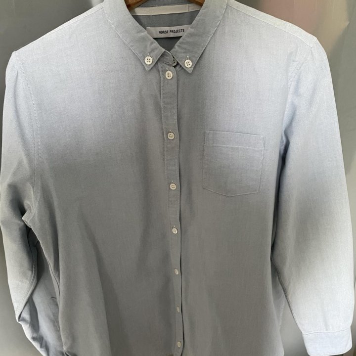 Голубая рубашка Norse Projects, eur 38 (cos)