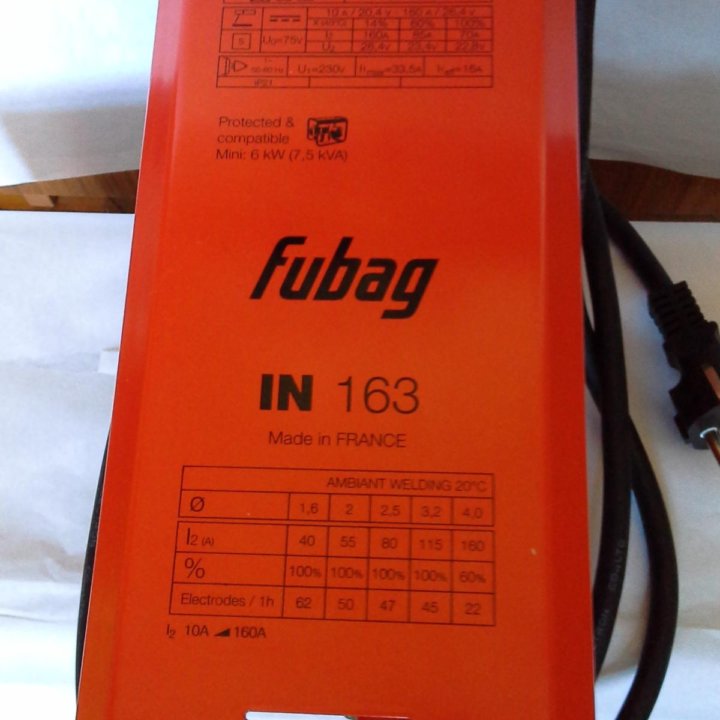 Сварочный инвертор FUBAG in 163