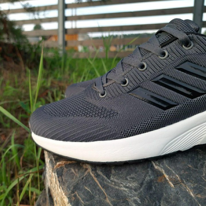 Кроссовки Adidas размеры 39-45 артикул 925 серый