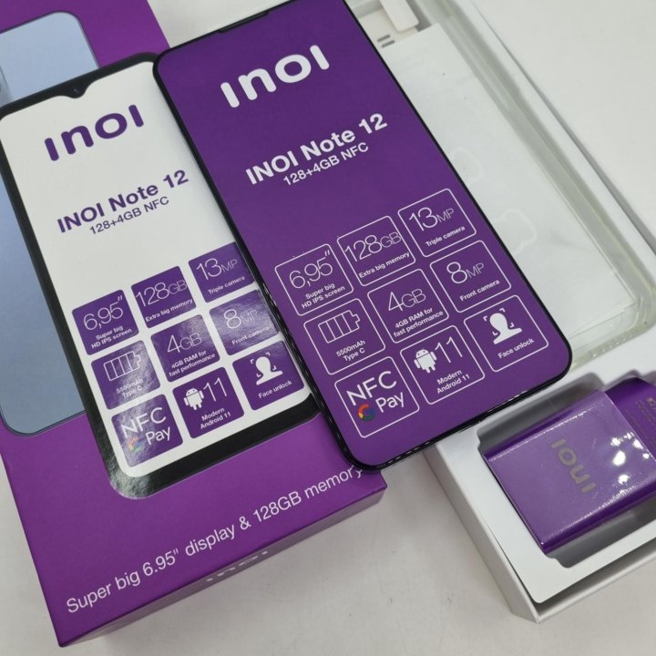 Новый Inoi Note 12 4GB / 128GB NFC Blue