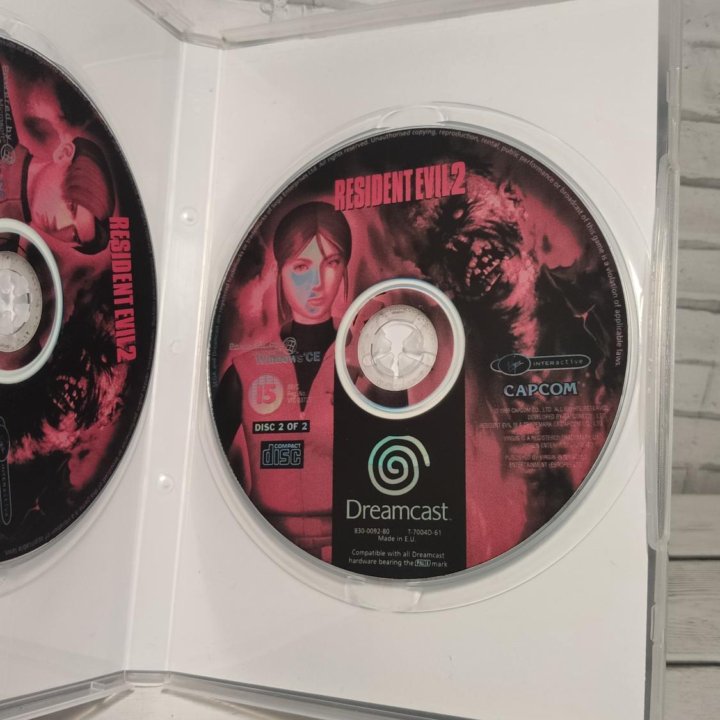 Игра Resident evil 2 для Sega Dreamcast