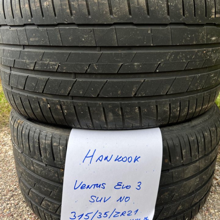 315 35 21 Hankook Ventus S1 Evo3 SUV NO лето пара