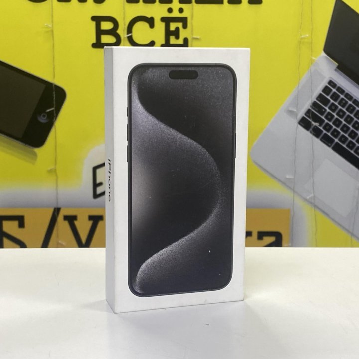 Iphone 15 pro max 256gb black titanium/рассрочка