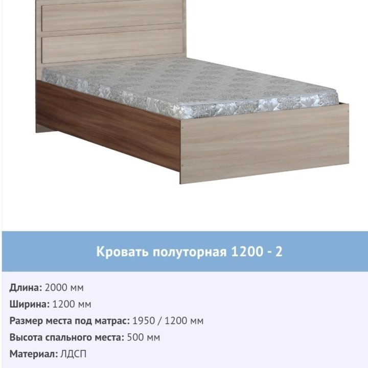 Кровати 80,90,120,140,160