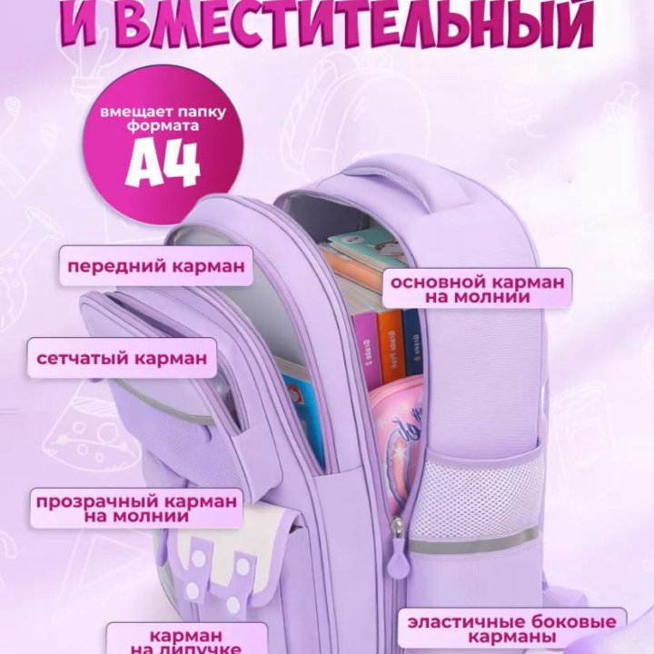 Школьные рюкзаки для детей 5 в 1