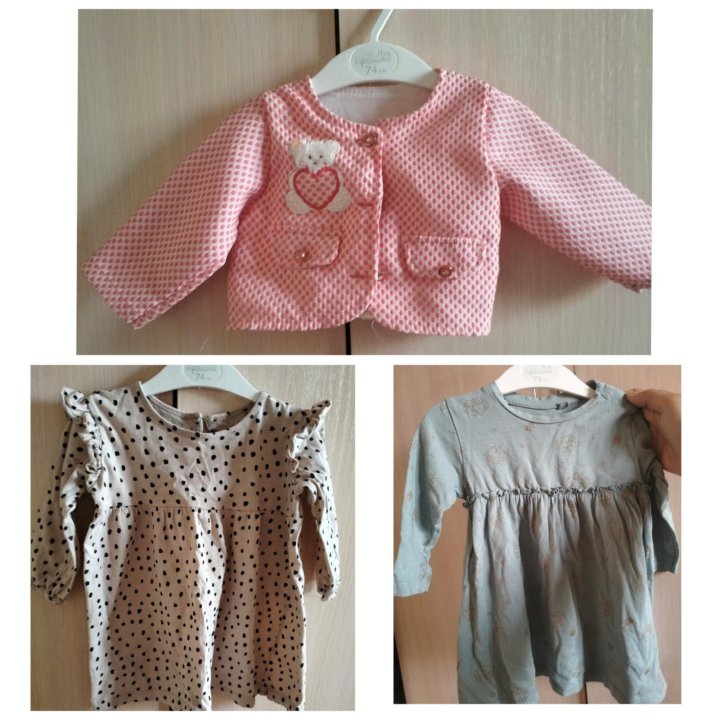 Одежда для девочки до года.