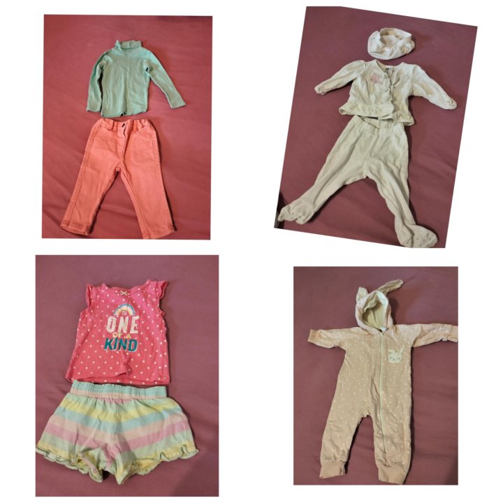 Одежда для девочки до года.