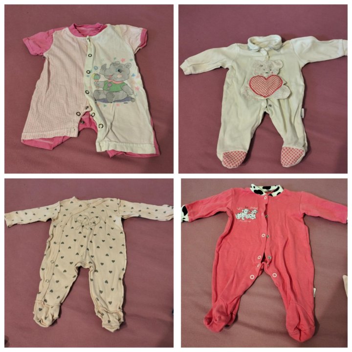 Одежда для девочки до года.