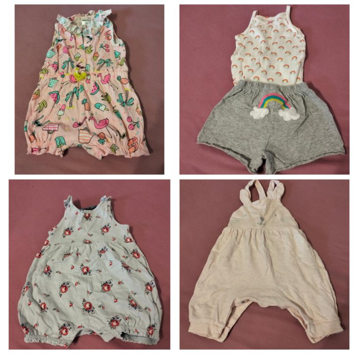 Одежда для девочки до года.