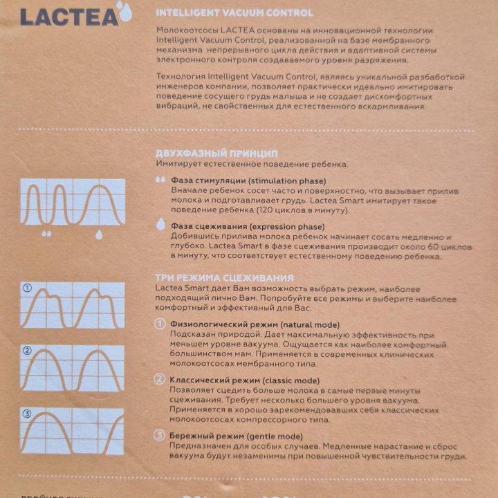 Молокоотсос электрический Lactea smart