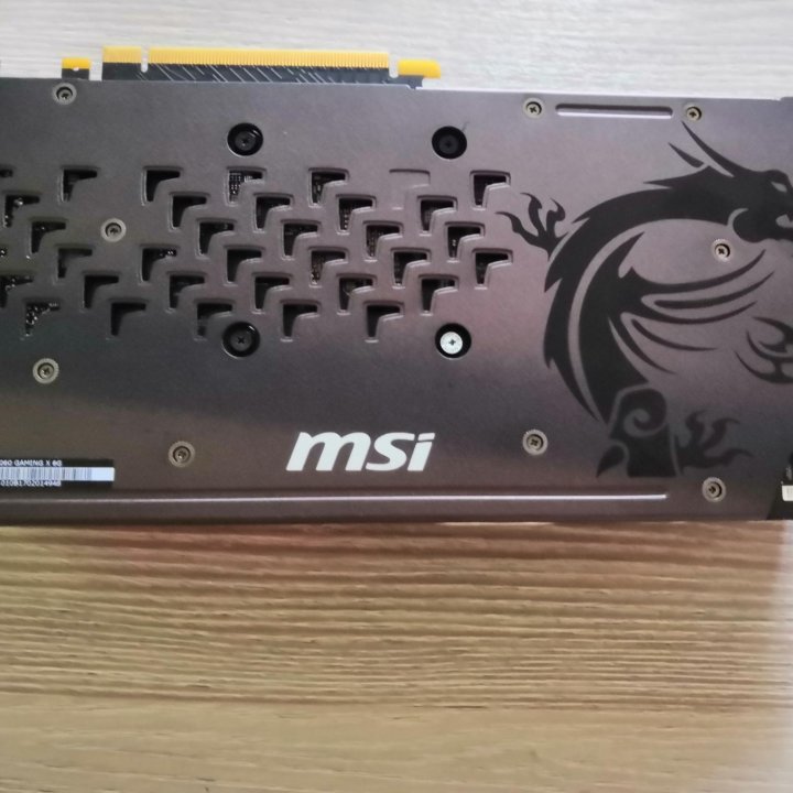 Видеокарта MSI GeForce 1060 Gaming X 6G