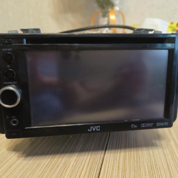 Магнитола JVC KW-AV51 2din б/у