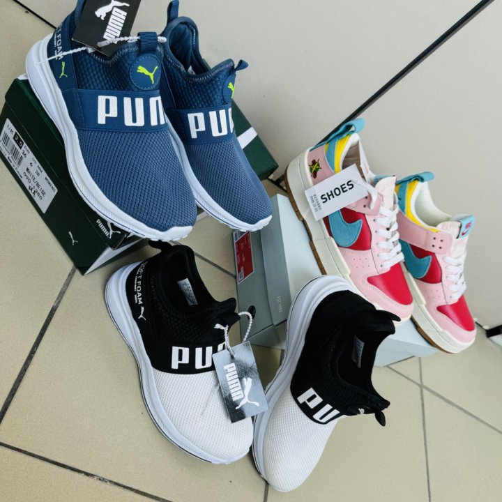 Кроссовки Puma,Nike 35-41