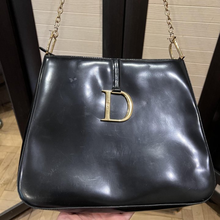 Сумка нат кожа Christian Dior