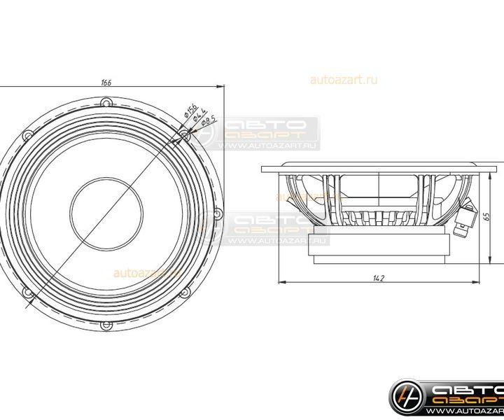 Акустика Tonemix ICN-6MW 16,5см