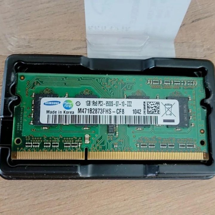 Оперативная память DDR3L 1GB 1066 мгц