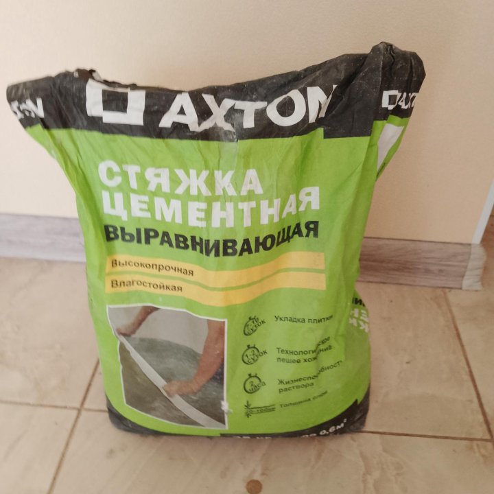 Остатки выравнивающего пола AXTON.