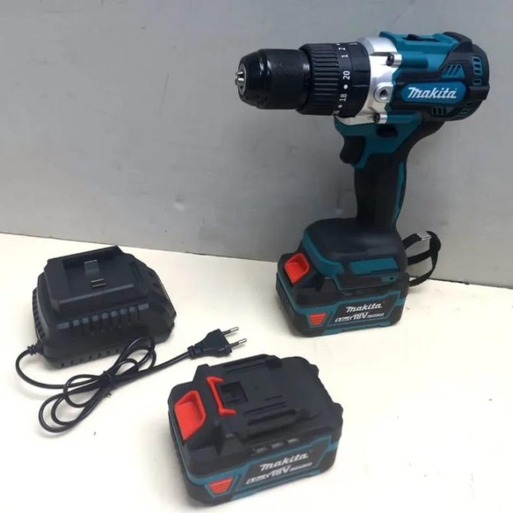 Дрель-шуруповерт Makita 21v бесщеточный ударный