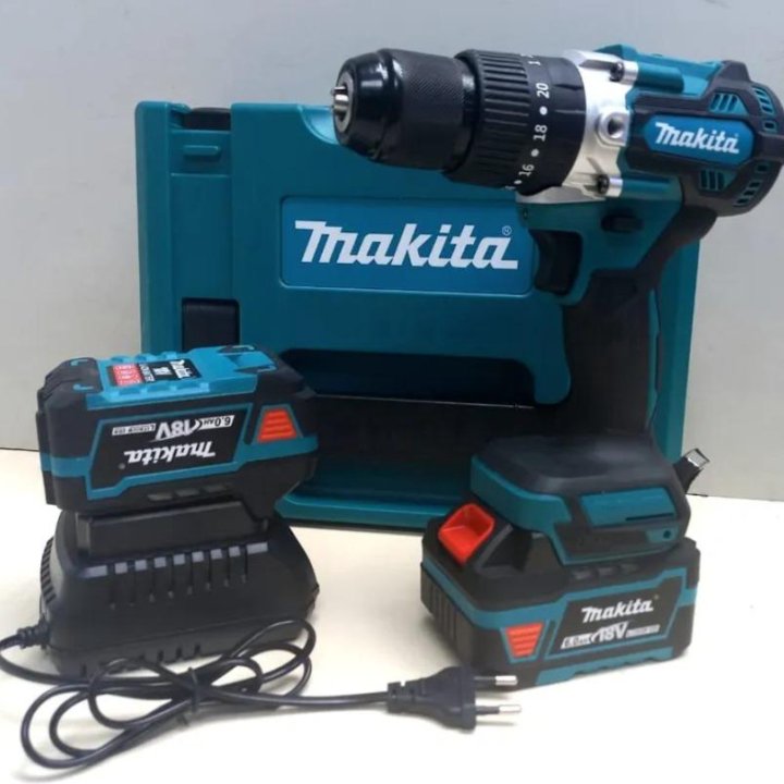 Дрель-шуруповерт Makita 21v бесщеточный ударный