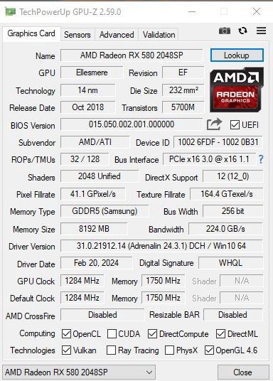 Игровой ПК ryzen7 1700/rx580/16gb